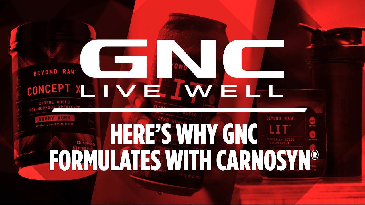 Here's Why GNC Formulates With CarnoSyn®
