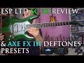 ESP LTD SC-20 review & Axe Fx III Deftones preset!