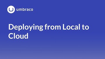 Deploy from Local to Umbraco Cloud