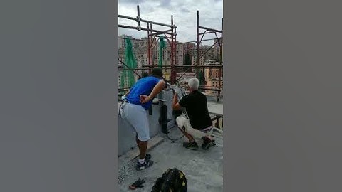 Stressing of Dywidag bars