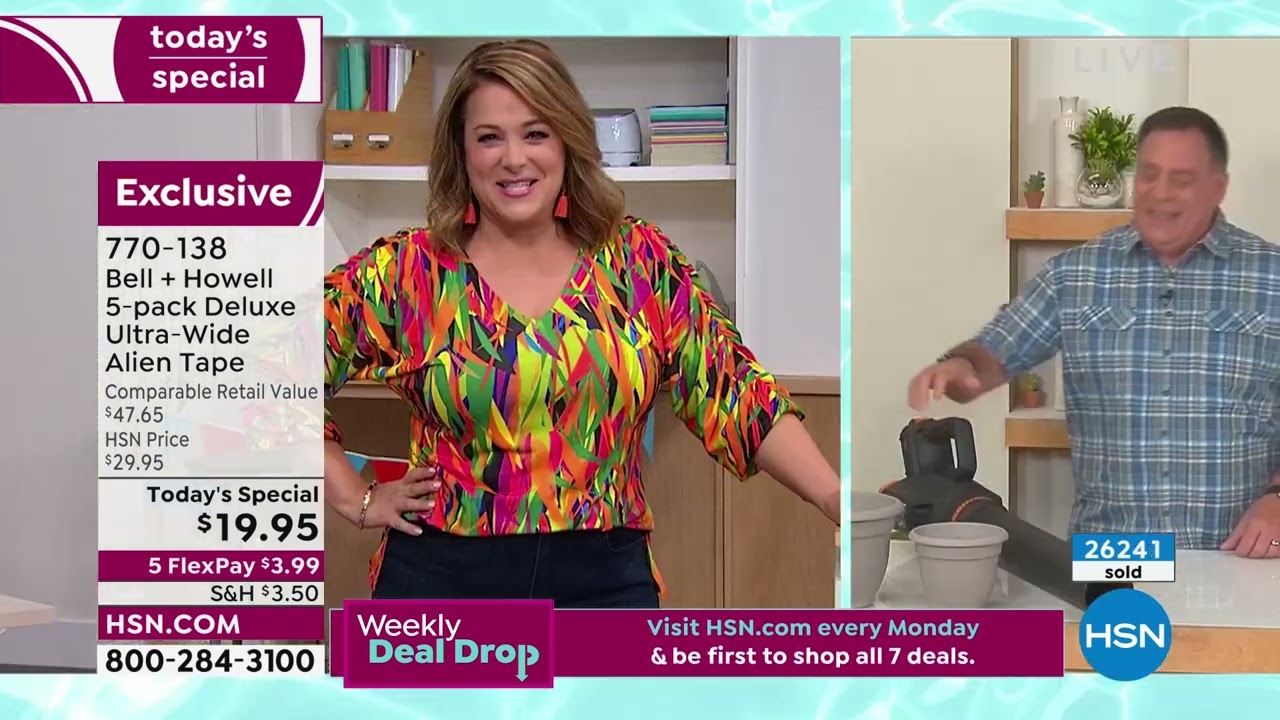 Bell + Howell 5pack Deluxe UltraWide Alien Tape