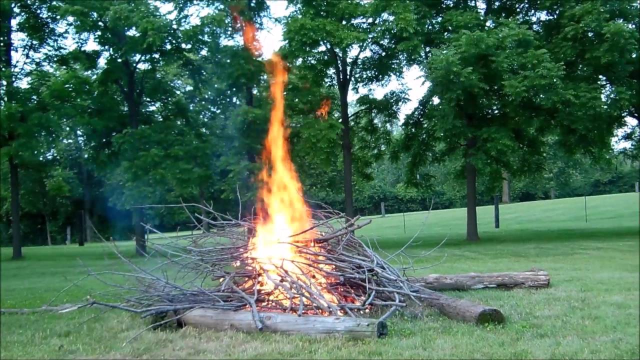 12-hour Stick Fire in about 5 Minutes (June 30, 2014 - July 1, 2014