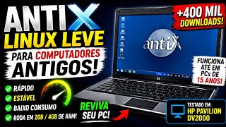 AntiX Linux: A Melhor Distro para Computadores Antigos? Veja Por Que Ela Tem Milhares de Downloads!
