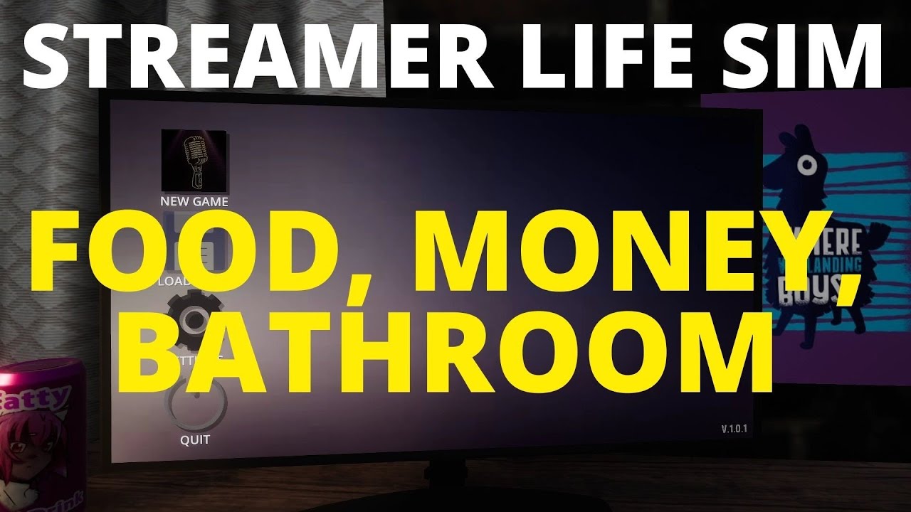 STREAMER LIFE SIMULATOR - WALKTHROUGH - How to get Food and Money