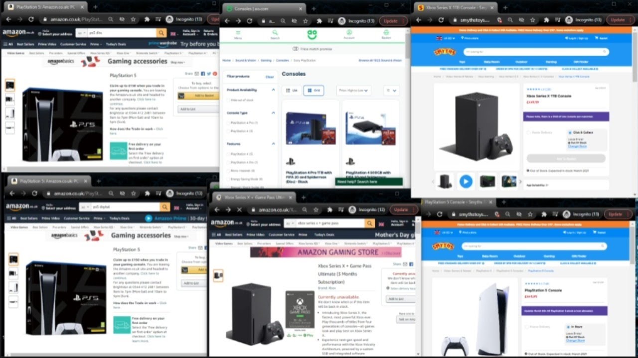 UK Live 24/7 Auto Stock Checker | 