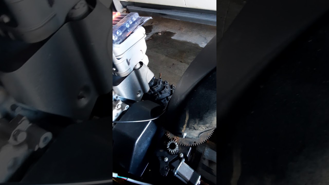 Brute Snowblower electric chute control adjustment YouTube