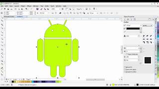 Tutorial CorelDraw | Membuat Logo Android