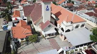 Drone Gereja HKBP kedondong Surabaya