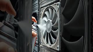 Dirty Server Cooling Fan Cleaning