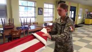 Twoman Flag Fold Detailed Techniques