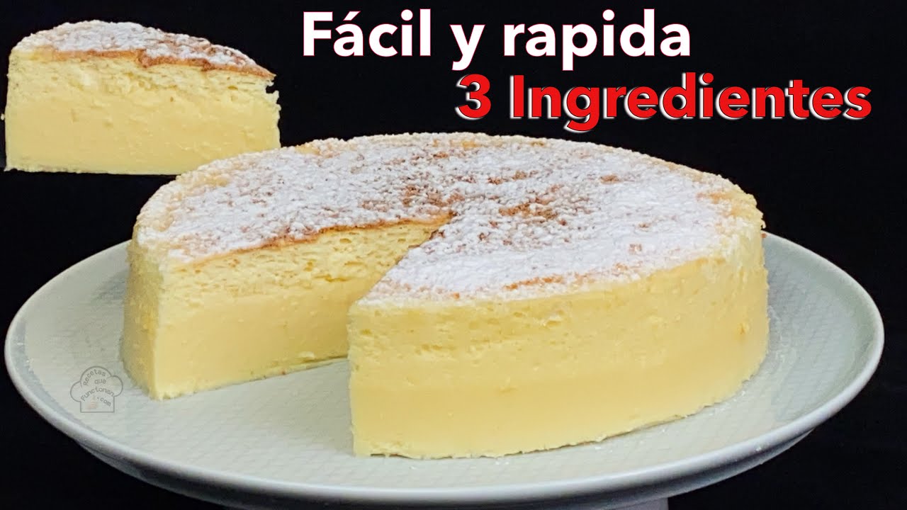 3 Ингредиент Японский сырКейк (без глютена и шоколада)