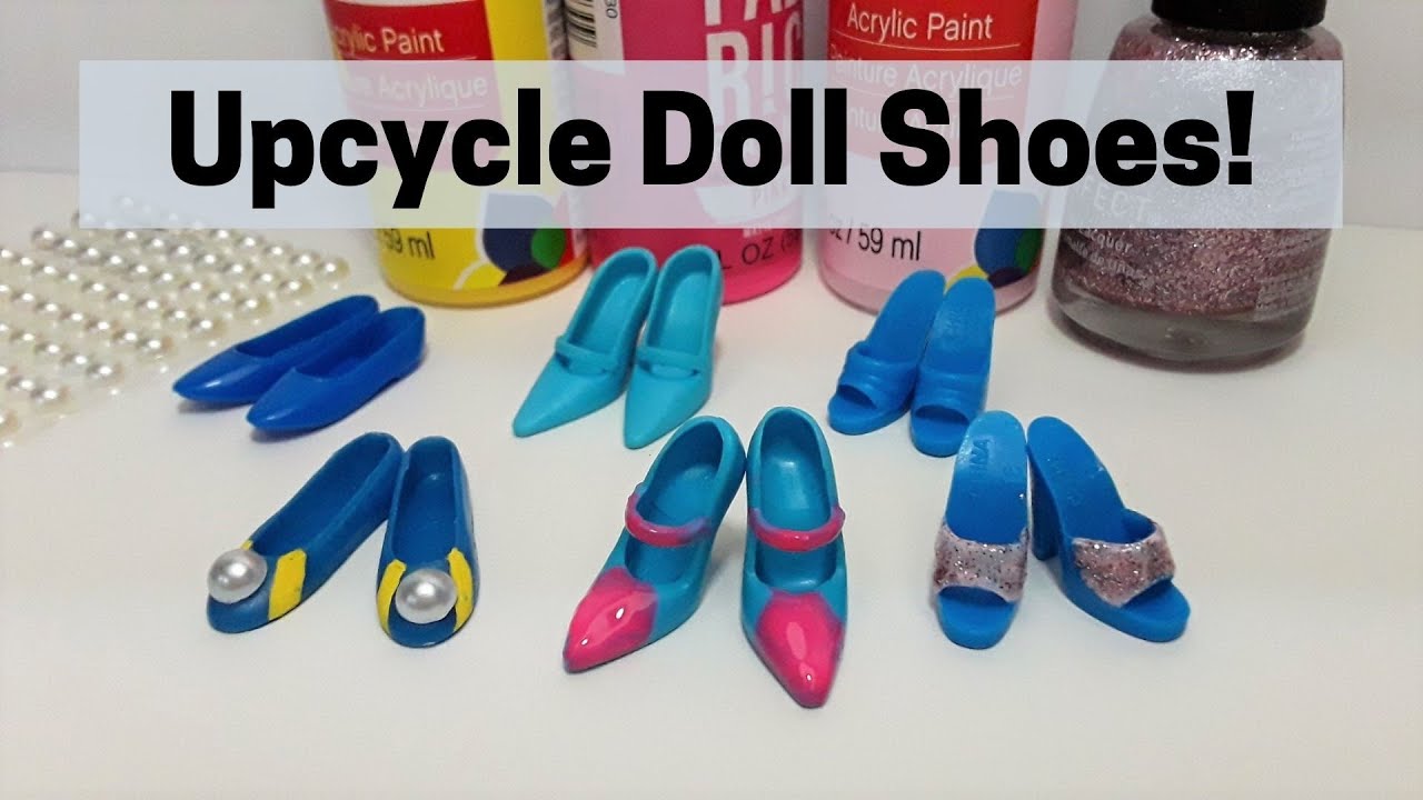 Upcycle Doll Shoes How to Make Barbie Doll Shoes Fix Up Old Doll