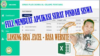 Download lagu FULL_ MEMBUAT APLIKASI SURAT PINDAH EXCEL VERSI WEBSITE DARI NOL SAMPAI BISA DAN MAHIR..............
