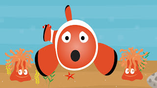 Animated Surprise Eggs For Learning Colors Part 6 Tropical Surf Surprise