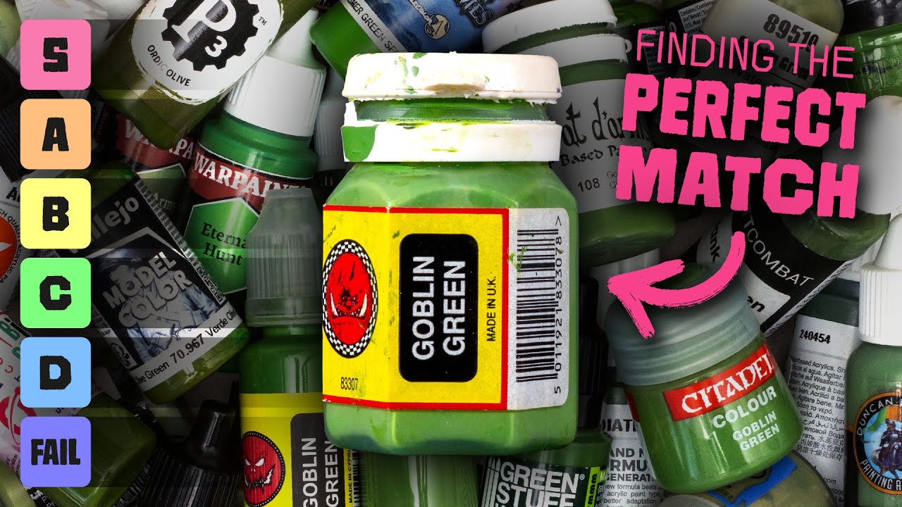 The ULTIMATE 90s Goblin Green comparison (15+ paint ranges tested)