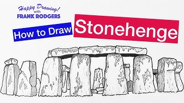 How to Draw Stonehenge. Iconic Structures No. 6  Happy Drawing! with Frank Rodgers