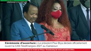 Cérémonie d’ouverture : Le président Paul Biya déclare officiellement ouvert la CAN TotalEnergie