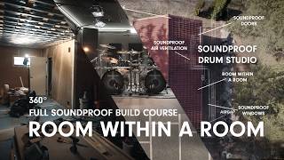 Learn To DIY Build A Soundproof Studio / Drum Room