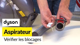 Comment vérifier les blocages sur un aspirateur traîneau Dyson Big Ball ?