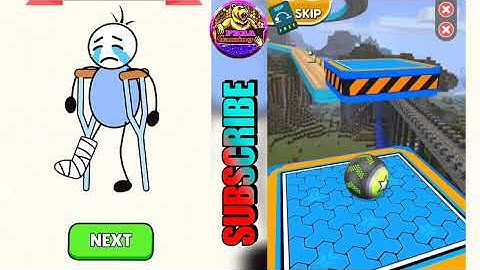 Help Me Tricky Story vs Going Balls - All Levels Gameplay (Android,iOS) Part 1