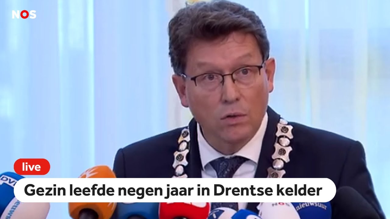 LIVE: Burgemeester over gezin dat jaren in kelder leefde in Ruinerwold, Drenthe