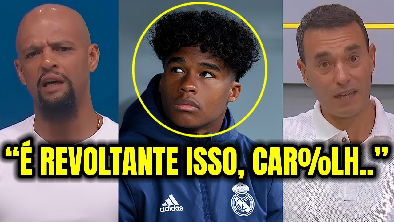 🚨 NOSSA! FELIPE MELO E RIZEK SE REVOLTAM COM A SITUAÇÃO DE ENDRICK NO REAL MADRID