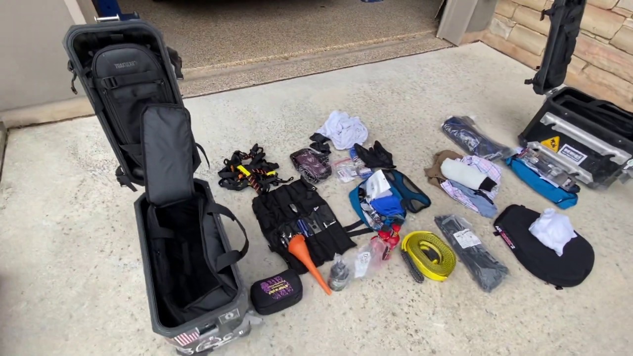 Alaska Motorcycle Trip Pannier and Dry Bag packing