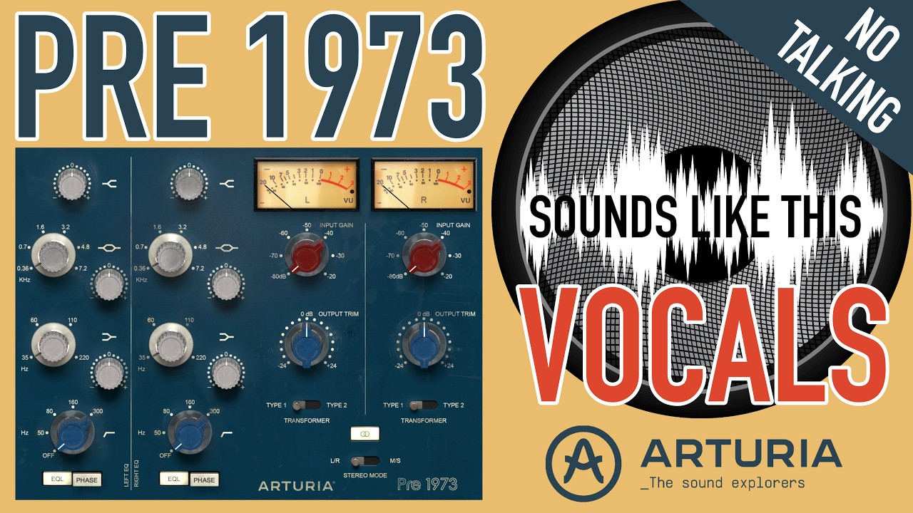 Arturia PRE 1973 | VOCALS | Sounds Like This (No Talking)