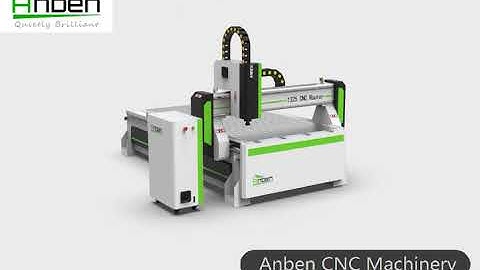 Heavy duty AN 1325 CNC router machine T-slot table