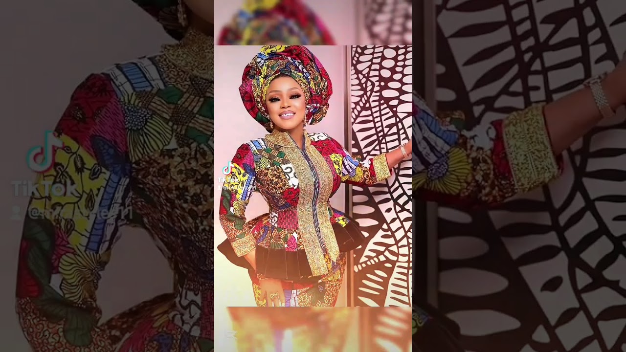 Ankara Skirt and Blouse Style 