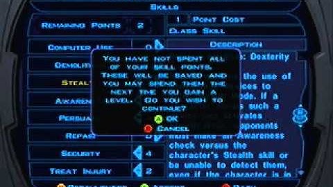 KOTOR : Character Creation