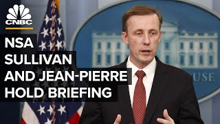 White House press secretary Karine Jean-Pierre and NSA Jake Sullivan hold briefing — 5\/18\/22