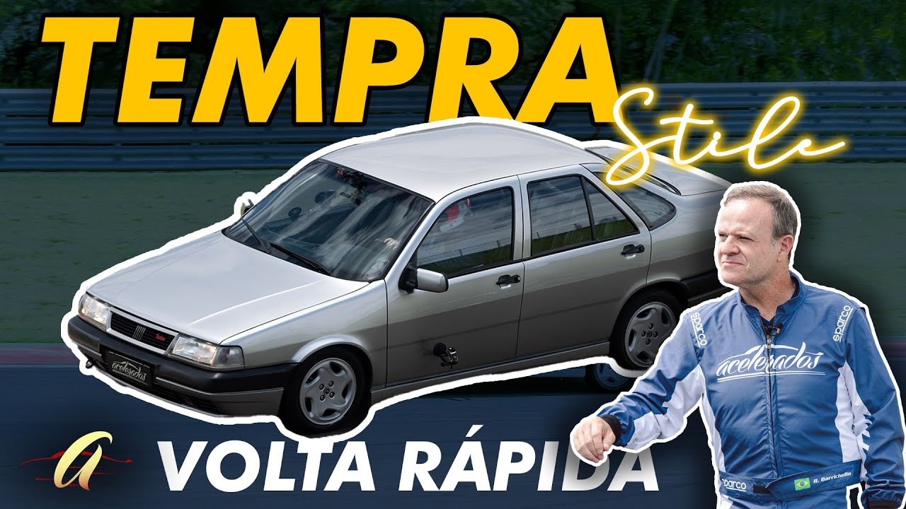 FIAT TEMPRA TURBO STILE NA VOLTA RÁPIDA! Rubinho acelera um dos carros mais rápidos dos anos 90