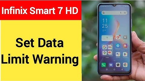 how to set data limit warning, Infinix Smart 7 HD me data limit kaise set kare