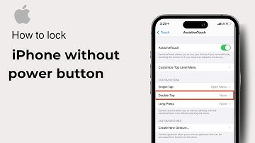 How to lock iPhone without power button ( iOS ) 2024