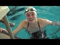 'I spent lockdown training in a makeshift pool'