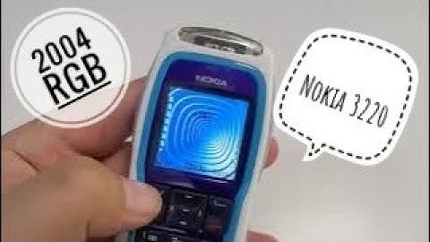 Nokia 3220 2004 GSM RGB