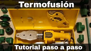 Tutorial de termofusion: Como usar la termofusora Stanley 1500w