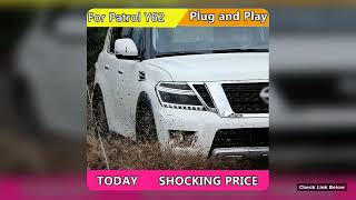 Car Styling Headlights for Nissan Patrol 20122019 Y62 LED DRL Sequential Moving Turn Signal Head Li