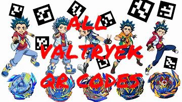 ALL VALTRYEK QR CODE || Beyblade Burst App