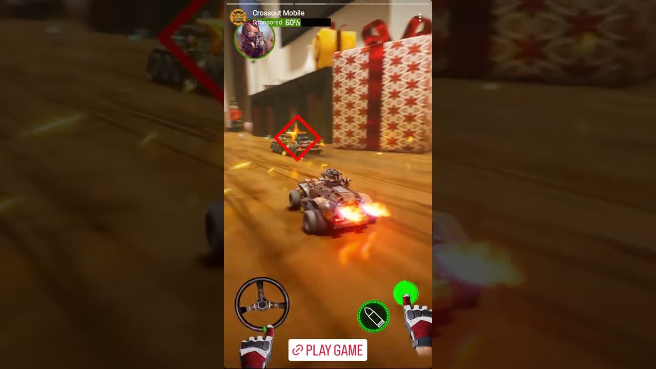 crossout mobile Christmas mislead ad