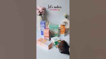 unboxing pr boxes, ugc creator#trendingshorts #aesthetic #newvideo #ugc #viralvideos #asmrunboxing