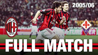 A comeback win in 2006 | AC Milan v Fiorentina | Full Match