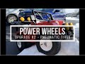 Power Wheels Upgrade - Pneumatic Tires
