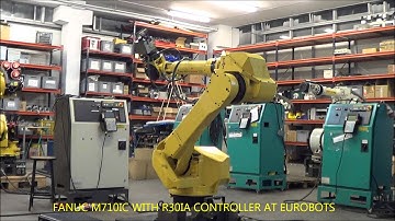 FANUC M710IC WITH R30IA CONTROLLER AT EUROBOTS