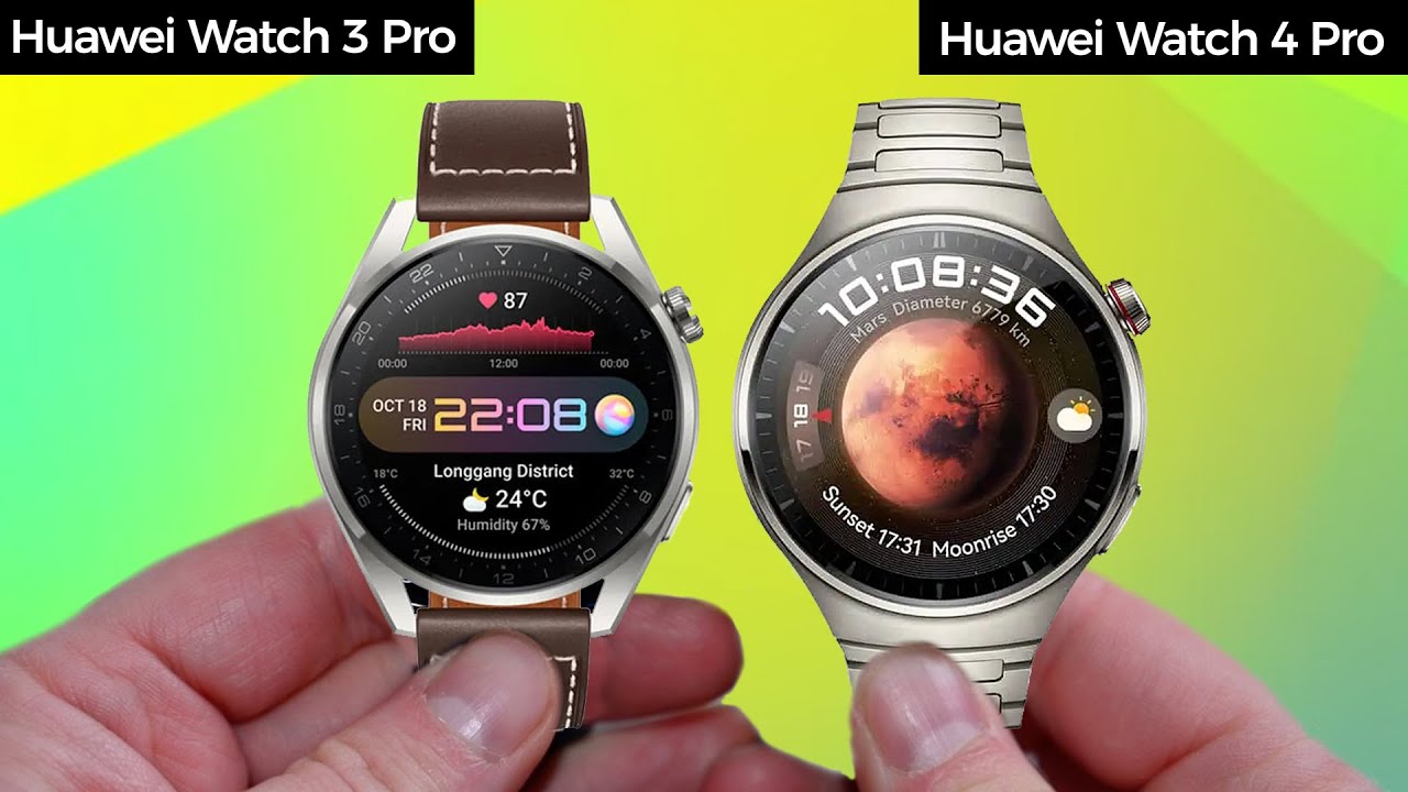 Huawei Watch 4 Pro Vs Huawei Watch 3 Pro 