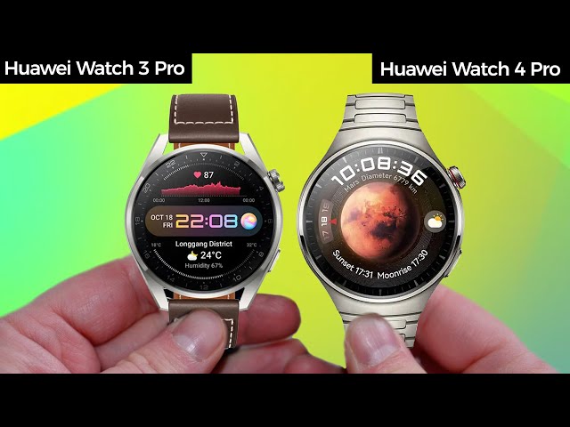 Huawei Watch GT 4 vs Huawei Watch 4 Pro: What's the difference?