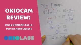 OKIOCAM Review: Math teacher Esther Yi Solves a Math Problem Live in Class Using OKIOCAM