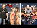 10 Most Embarrassing UFC Staredowns Caught On Live TV!