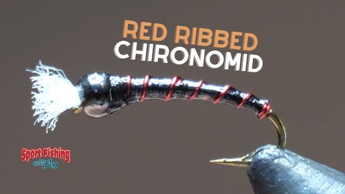 HAND TIED FLIES - Chironomids - Chironomid Larva - Black Iron Flies